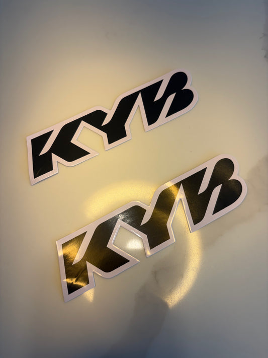 KYB fork stickers