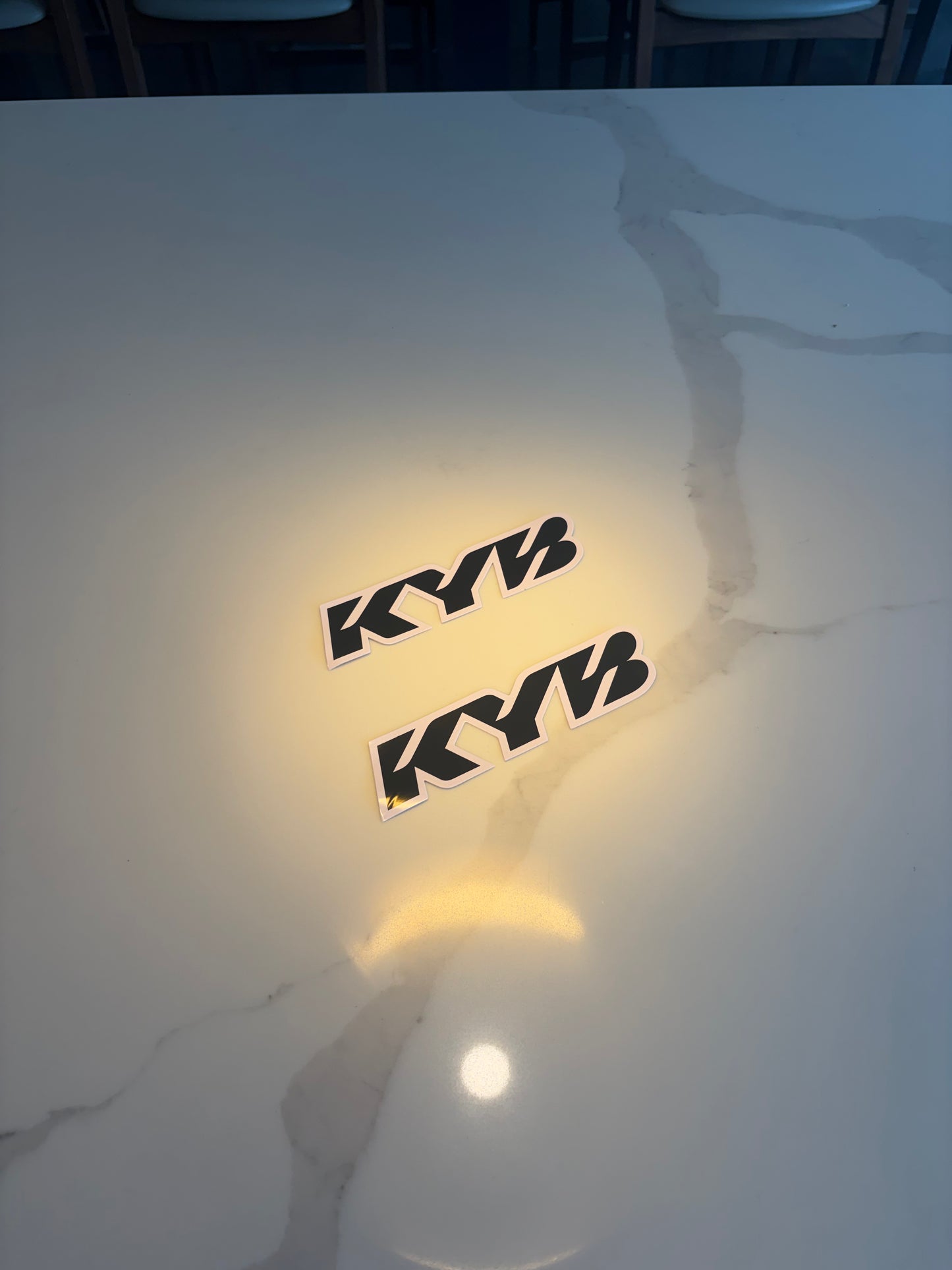 KYB fork stickers