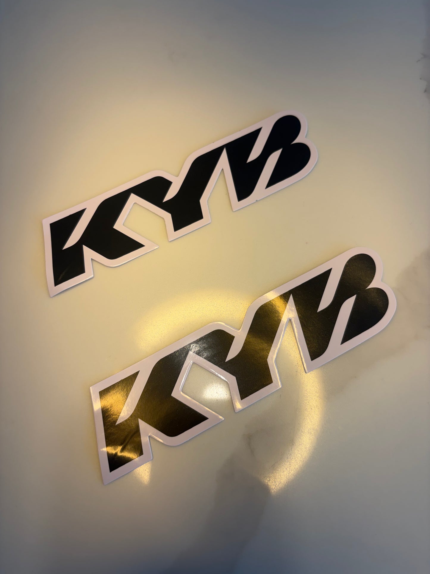 KYB fork stickers
